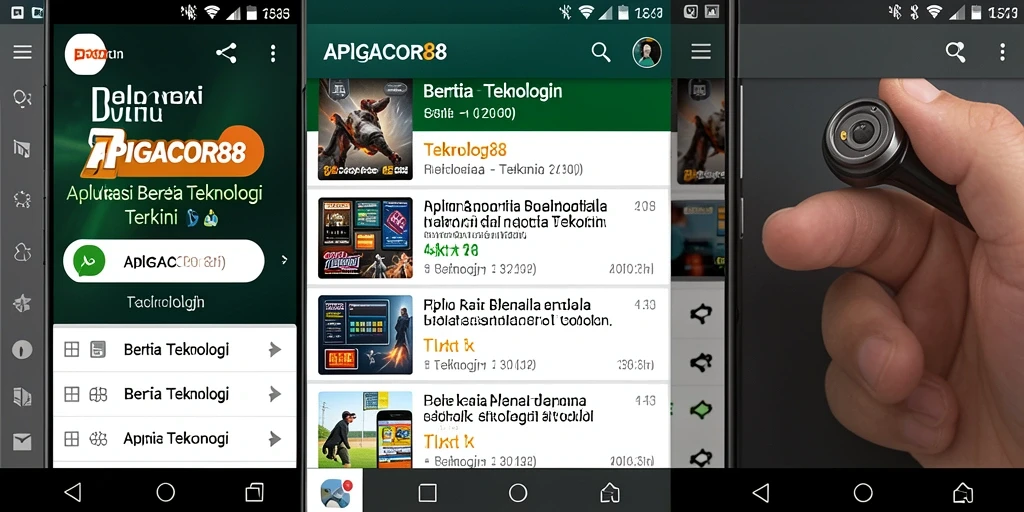 Antarmuka intuitif dan mudah digunakan dari APIGACOR88.