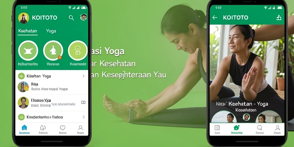 Tampilan antarmuka aplikasi KOITOTO yang intuitif dan informatif.